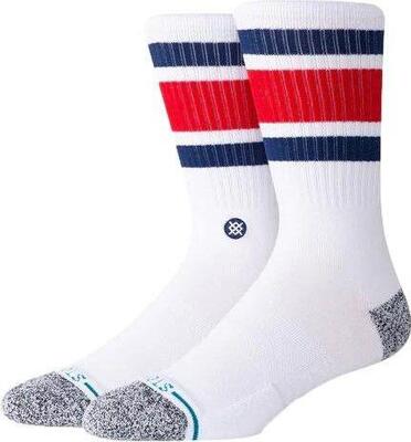 Stance jongens sokken wit / rood