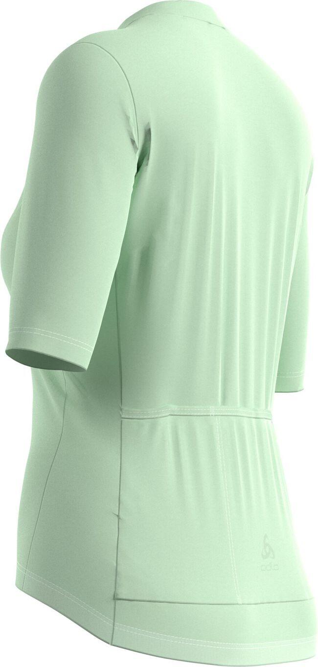 Maillot Vélo Manches Courtes Femme Odlo Essential Vert 2/2