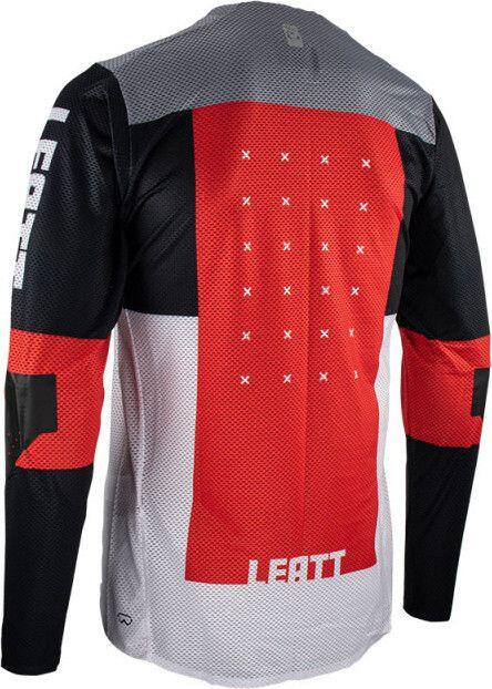 Maillot Manches Longues Leatt MTB Gravity 4.0 Gris/Rouge 2/6
