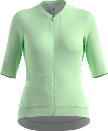 Maillot Vélo Manches Courtes Femme Odlo Explorer Pro Vert Clair