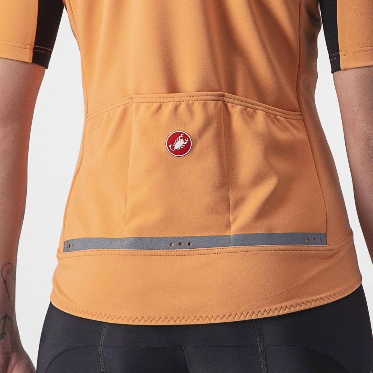 Maillot Manches Courtes Femme Castelli Gabba RoS 2 Orange/Khaki 3/7