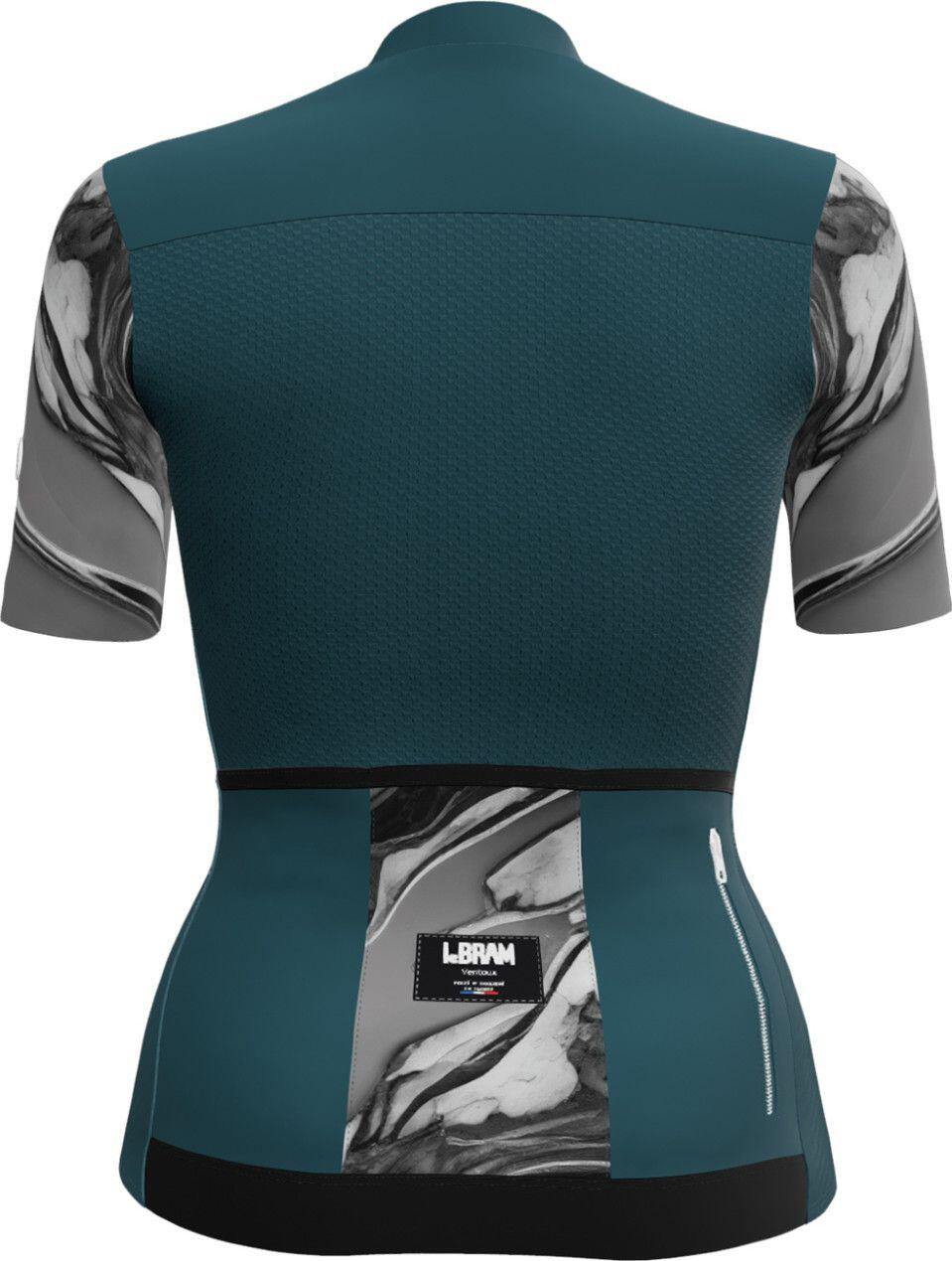 Maillot de manga corta LeBram Ventoux Mujer Petróleo Azul Pelforth 3/7