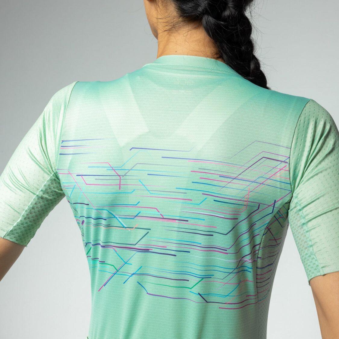 Maillot Manches Courtes Femme Alé Megabyte Vert 5/5