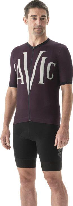 Mavic Heritage Kurzarmtrikot Aubergine/Schwarz 4/6