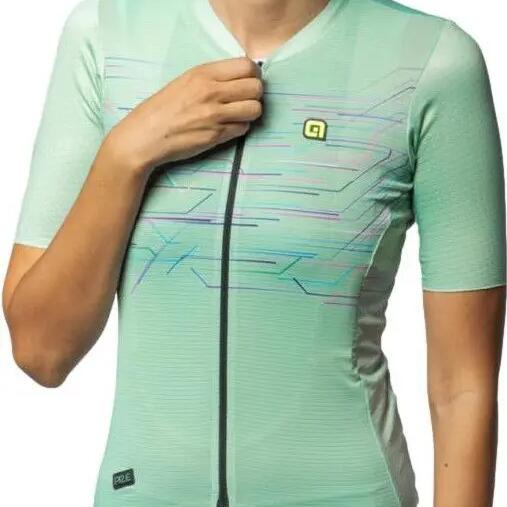 Maillot Manches Courtes Femme Alé Megabyte Vert