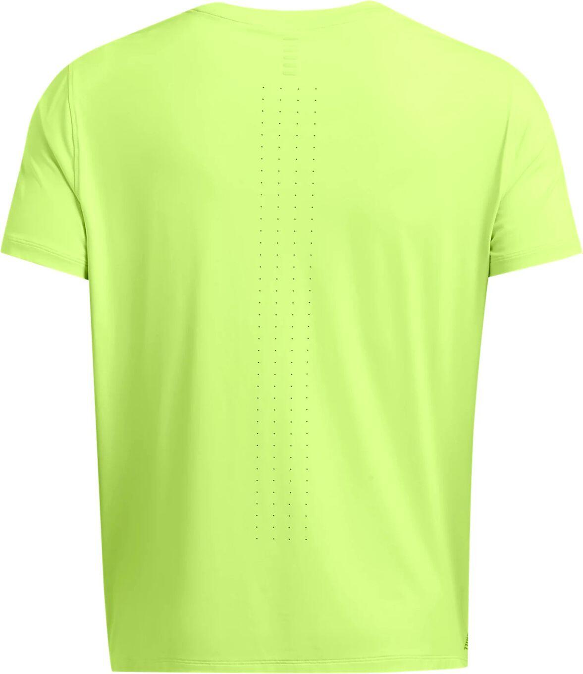 Maillot manches courtes Under Armour Launch Elite Vert Homme 5/5