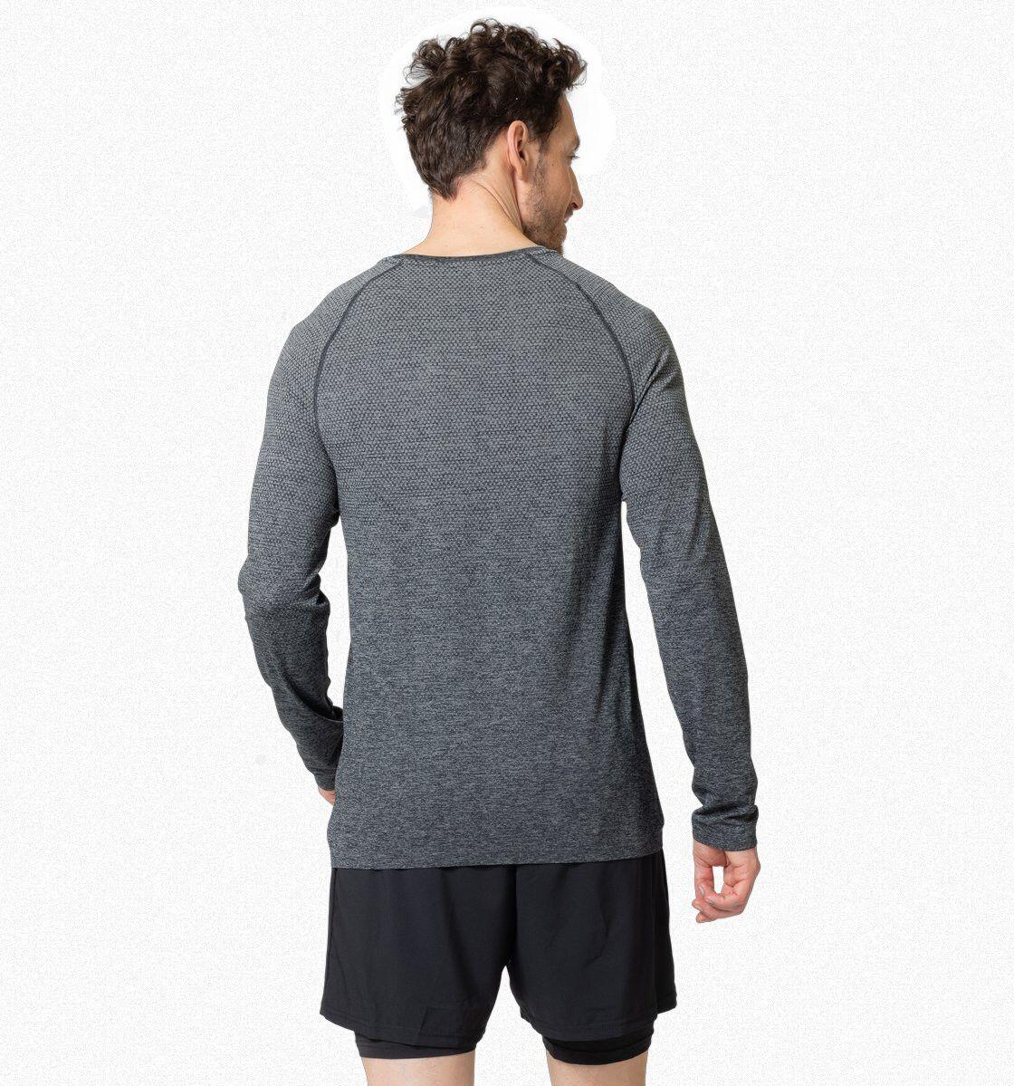 Camiseta de manga larga sin costuras Odlo Essentials Gris 5/7