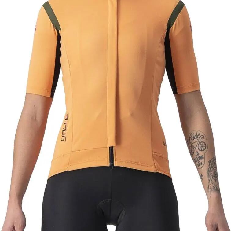 Castelli Gabba RoS 2 Orange/Khaki Women's Short Sleeve Jersey