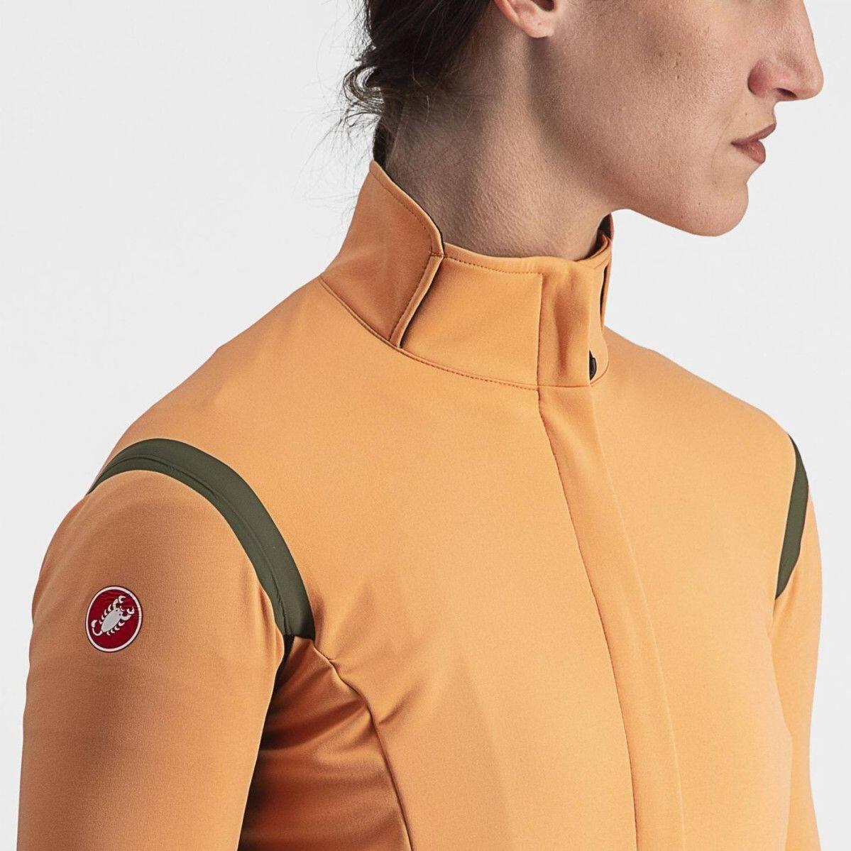 Maillot Manches Courtes Femme Castelli Gabba RoS 2 Orange/Khaki 6/7