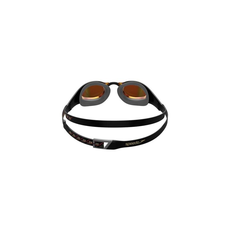 Speedo Zwembril Fastskin Pure Focus Mirror Zwart/Rood
