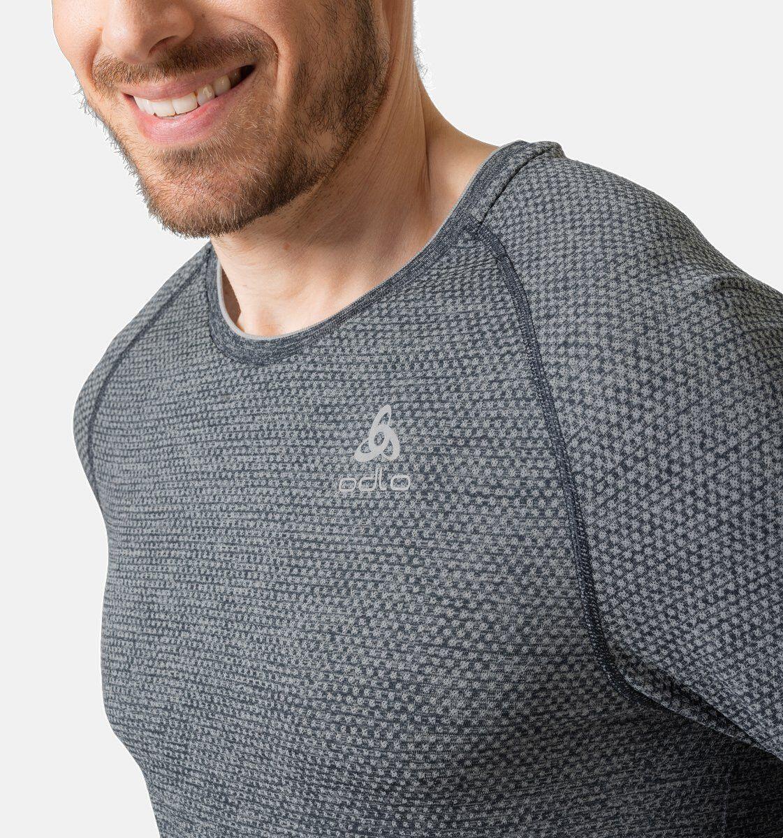 Camiseta de manga larga sin costuras Odlo Essentials Gris 4/7