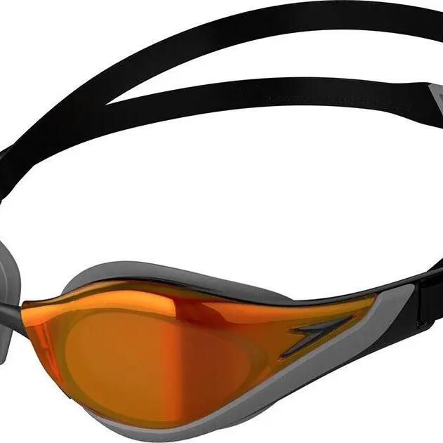 Speedo FS Pure Focus Mirror Swim Goggles Black Red