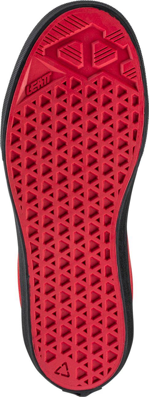 Chaussures Leatt 1.0 Flat Lava Rouge 6/7