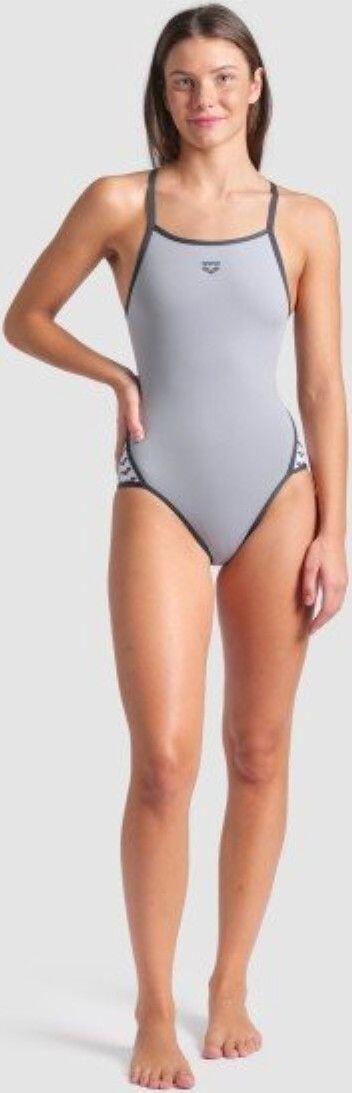 Maillot de bain Arena Icons Super Fly Seam Foam/Asphalt Femme 5/7
