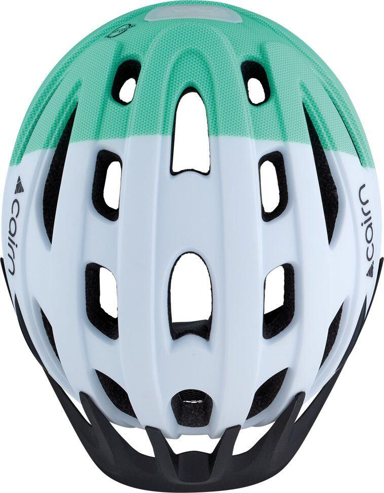 Cairn Fusion Casco a Led USB Mat Blu/Verde 3/3