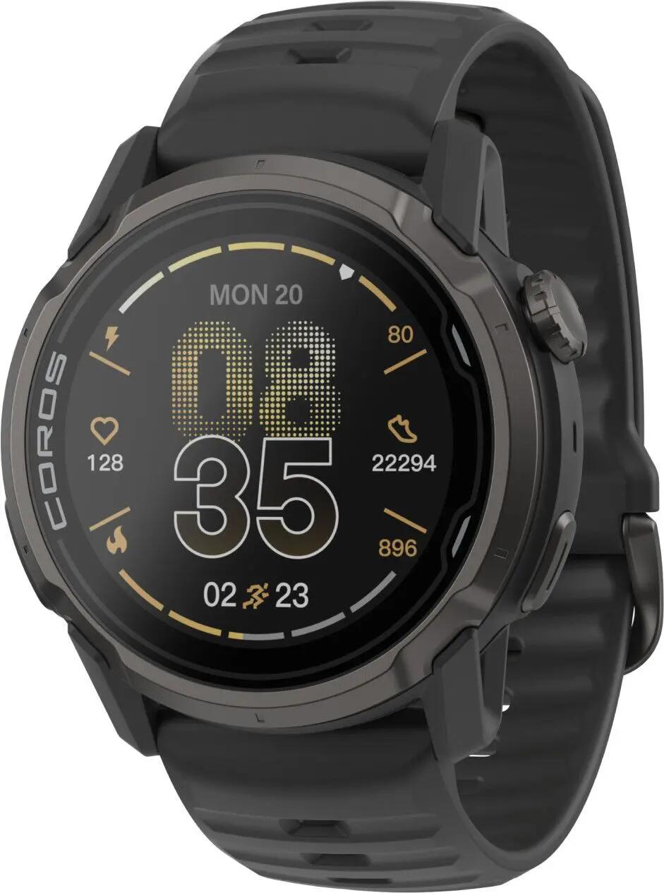 Montre GPS Coros Apex 4 46mm avec Bracelet en Silicone Noir 2/6