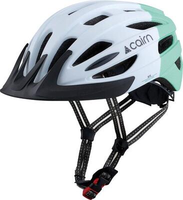 Cairn fusion helm led usb mat blauw/groen