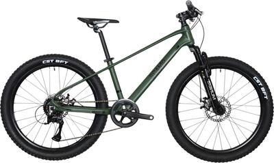Kinderen's hardtail-mountainbike scamp highfox shimano tourney 8-speed 24'' kaki