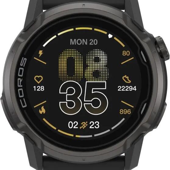 Coros Apex 4 46mm GPS Watch with Black Silicone Bracelet