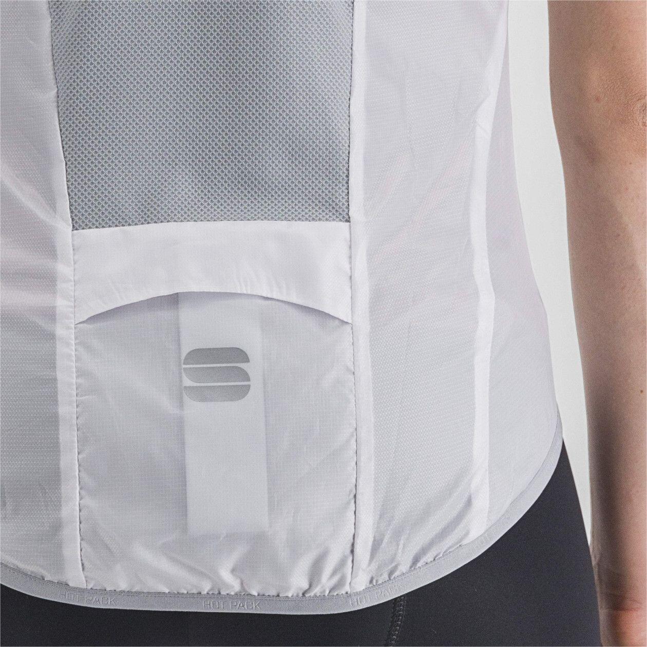 Gilet Sportful Hot Pack Easylight da donna bianco 5/7