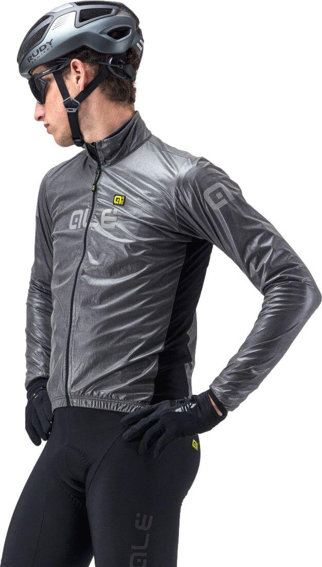 Kurtka rowerowa męska Alé Cycling Klimatik Guscio Black Reflective