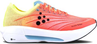Craft nordlite tempo oranje/geel dames hardloopschoenen