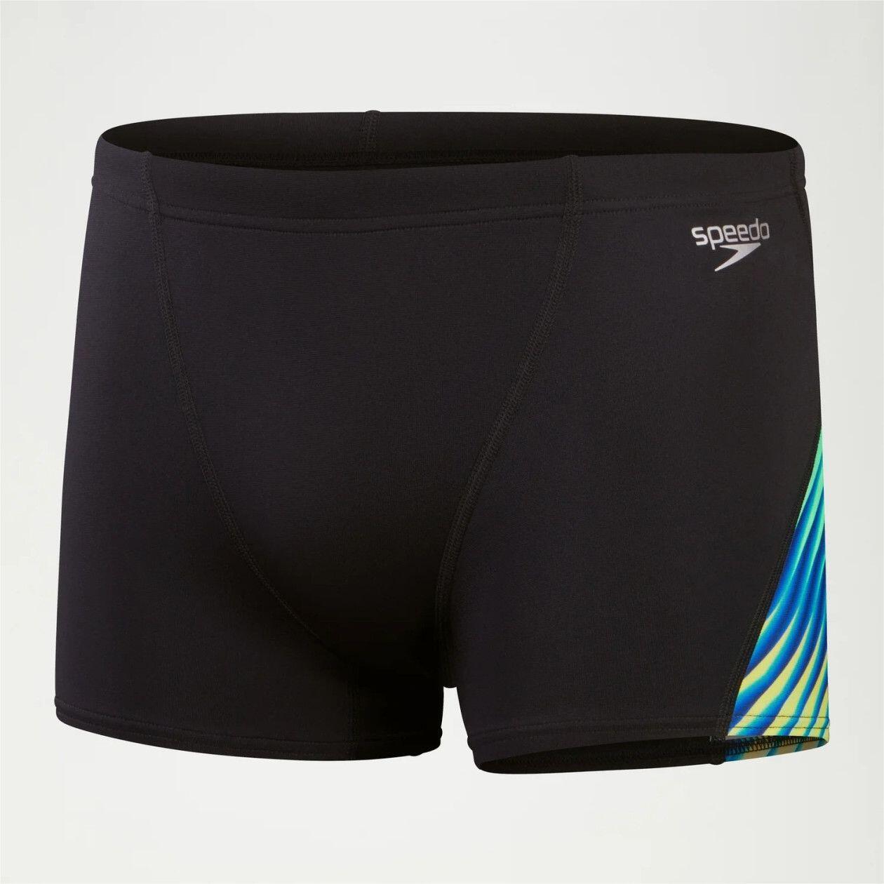 Speedo Allover Digital Swimsuit Black / Blue 3/7