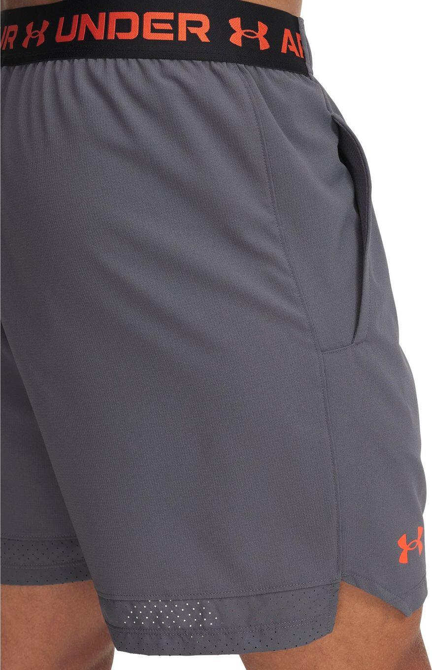 Under Armour Vanish Woven Shorts 6in Grau/Orange Herren 3/4