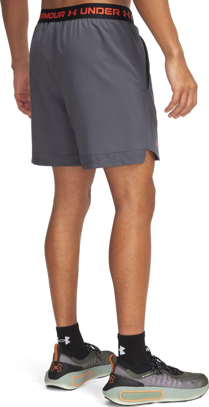 Under Armour Vanish Woven Shorts 6in Grau/Orange Herren 2/4