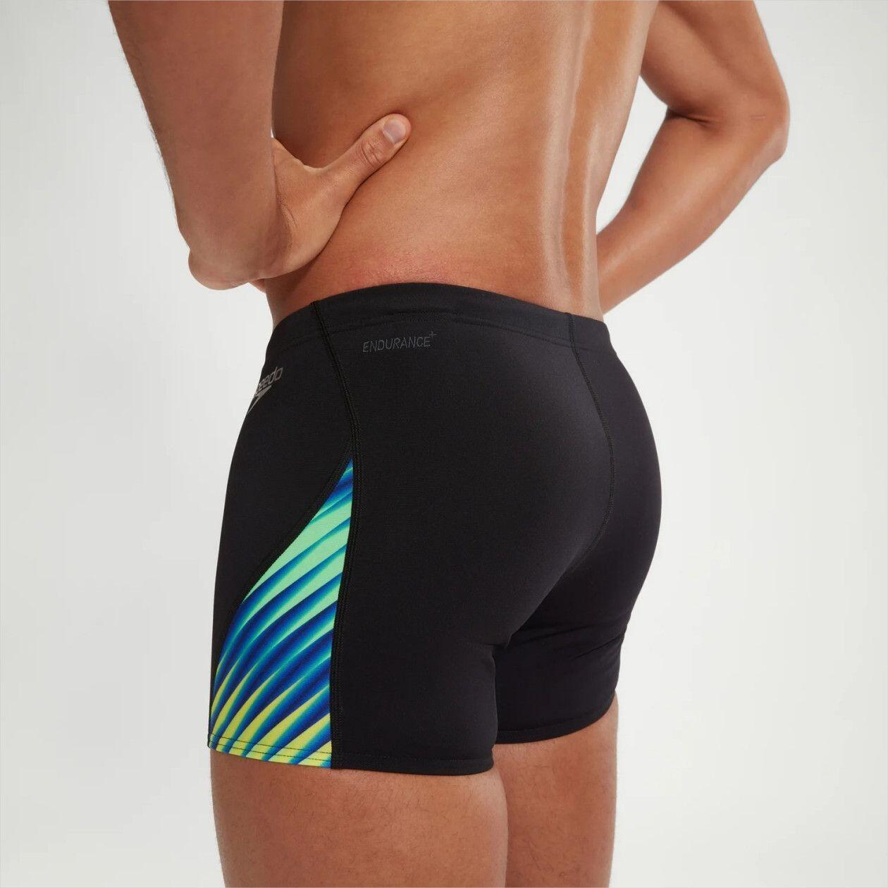 Speedo Allover Digital Swimsuit Black / Blue 5/7