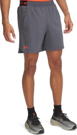Short Under Armour Vanish Woven 6in Gris/Orange Homme