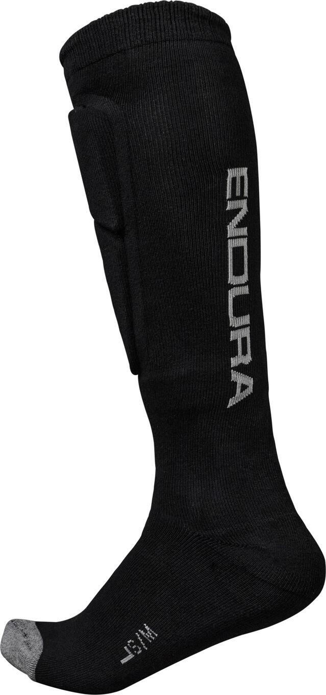Socken mit Schienbeinschützern Endura Singletrack Schwarz 2/2