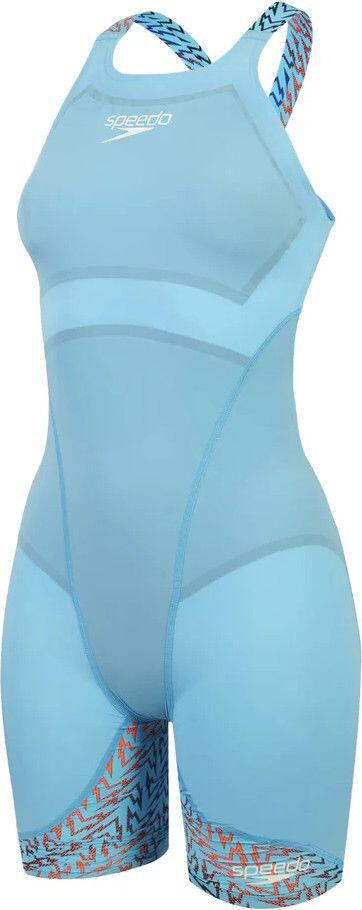 Bañador de 1 pieza Speedo Fs Lzr Ignite Kneeskin Azul y Rojo 5/7