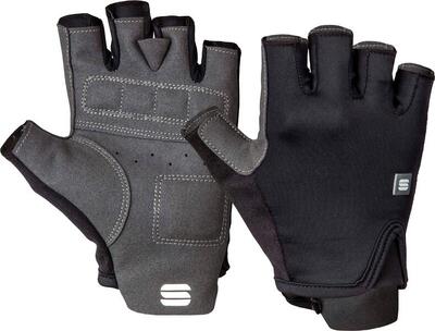 Sportful matchy korte vrouwenhandschoenen zwart