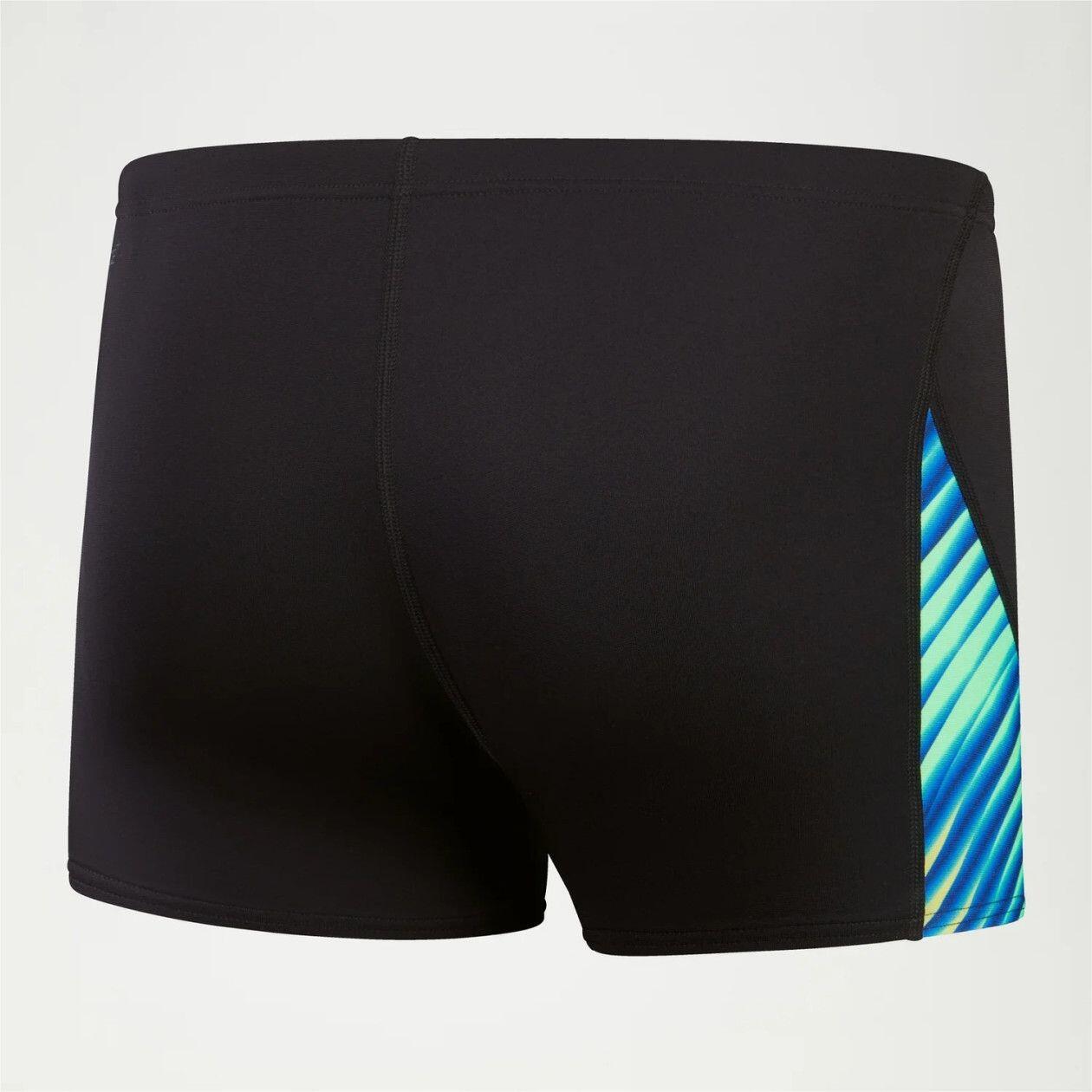 Speedo Allover Digital Swimsuit Black / Blue 4/7