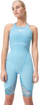 Maillot de Bain 1 Pièce Speedo Fs Lzr Ignite Kneeskin Bleu et Rouge