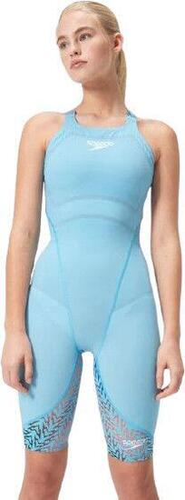 Maillot de Bain 1 Pièce Speedo Fs Lzr Ignite Kneeskin Bleu et Rouge