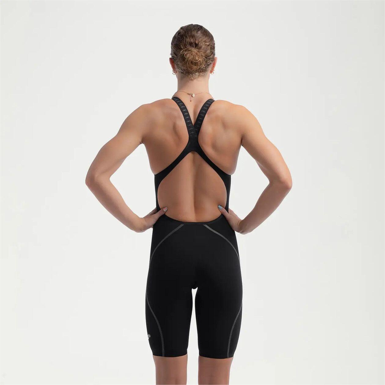 Maillot de Bain 1 pièce Femme Speedo Fastskin LZR Pure Intent 2.0 Kneeskin Noir 3/7