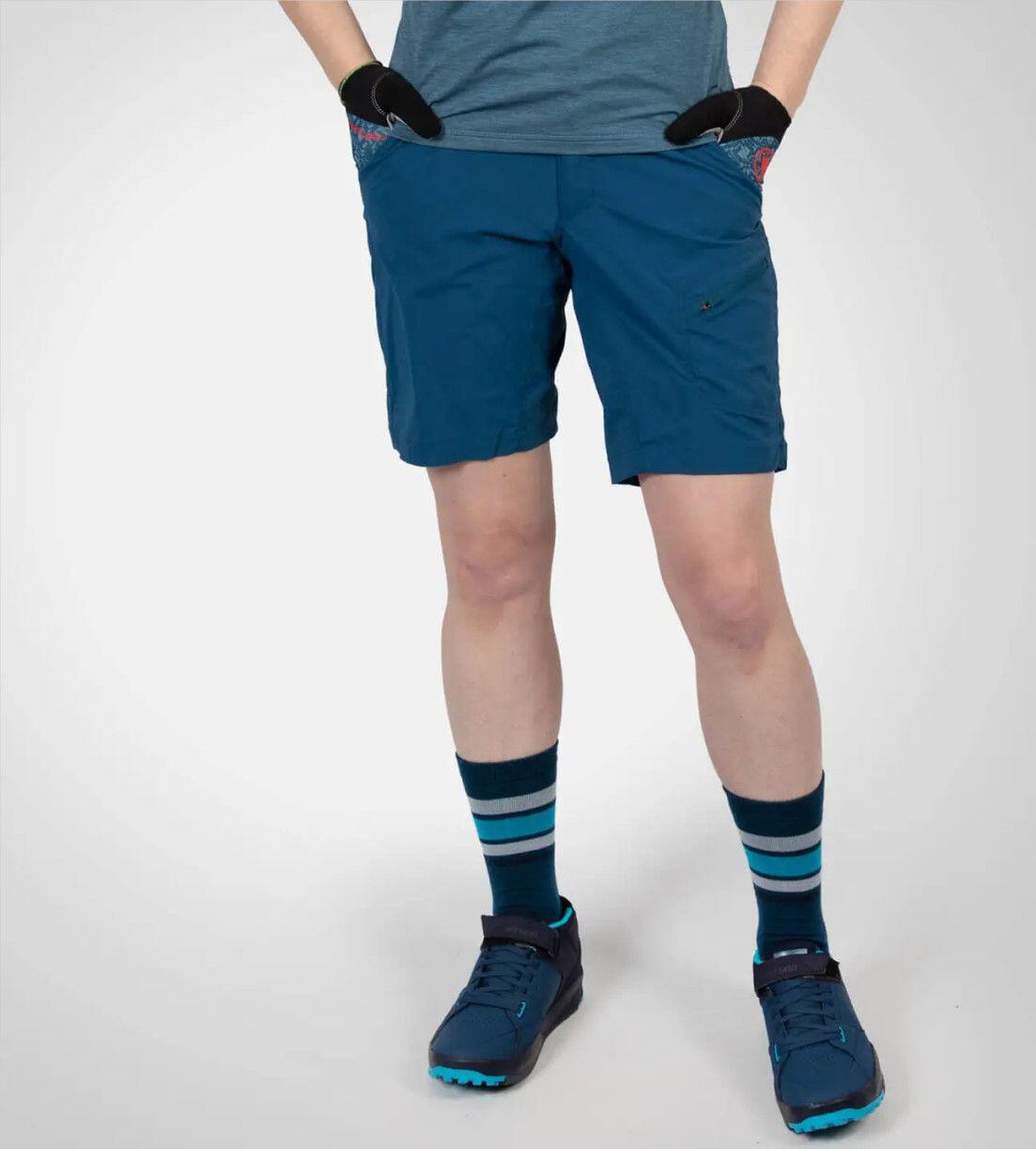 Damen Shorts Mit Hüfttaschen 3/5