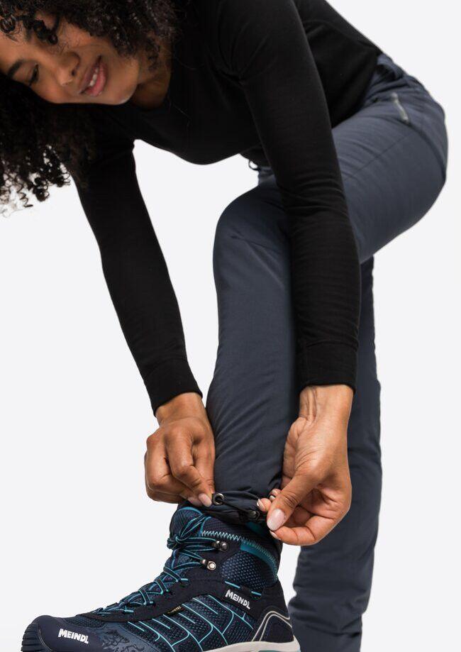 Maier Sports Lulaka Calças de lã para mulher Regular Cinzento 2/7