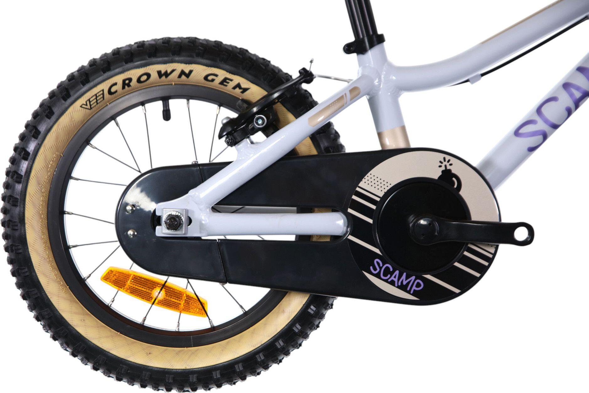 Kinder Mountainbike Scamp SmallFox Single Speed 14'' Beige Violett 3/5