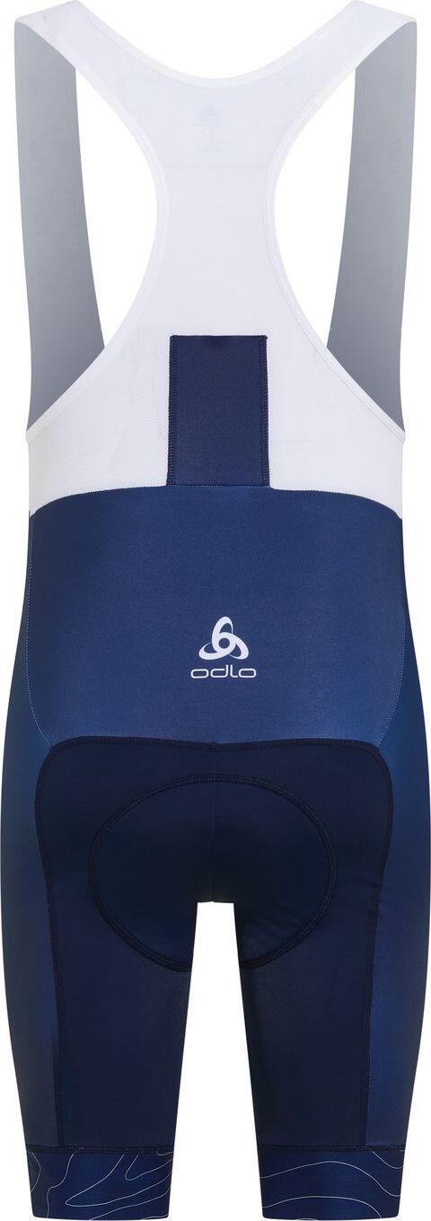 Odlo Performance Bib Calzamaglia France - Blue/White 2/2