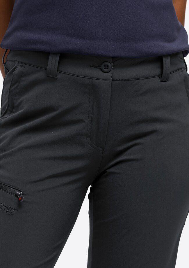 Dames Maier Sports Inara Llim Regular Pants Zwart 3/7