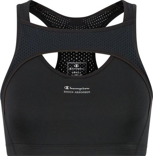 Brassière Shock Absorber X Champion Crop Top Evo Noir
