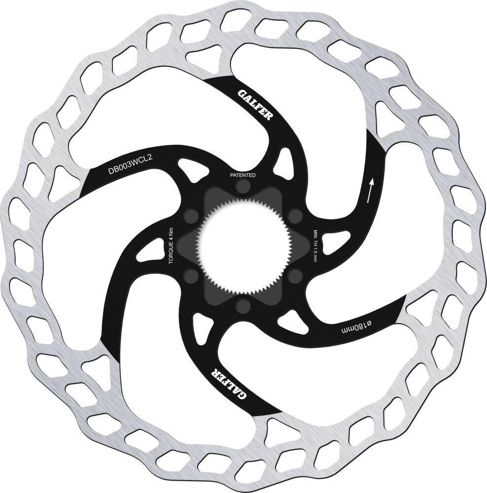 Disque de Frein Galfer Fixed Disc Wave MTB 2.0 Center-Lock 200 mm 2/5