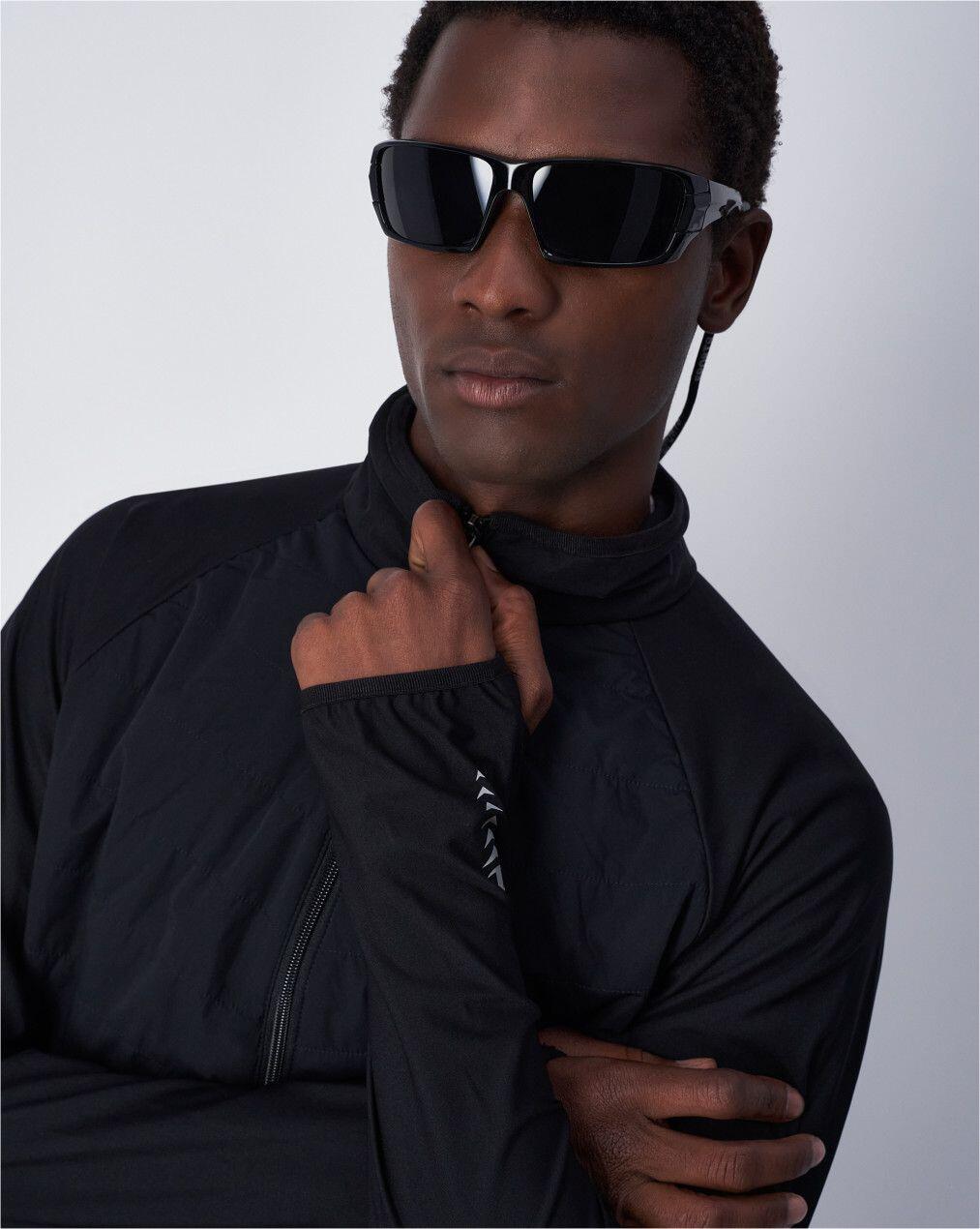 Veste à Capuche Champion Windbreaker Noir Homme 4/5