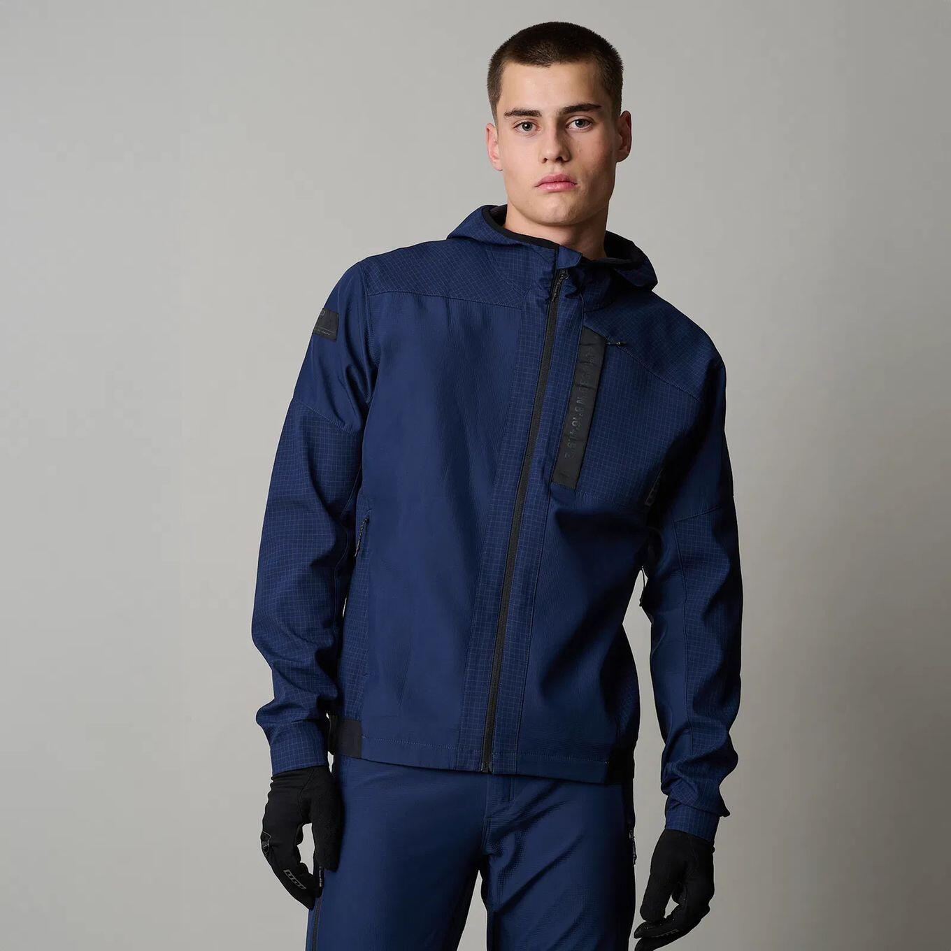 Blauwe ION Shelter 2L Softshell MTB jas 3/6