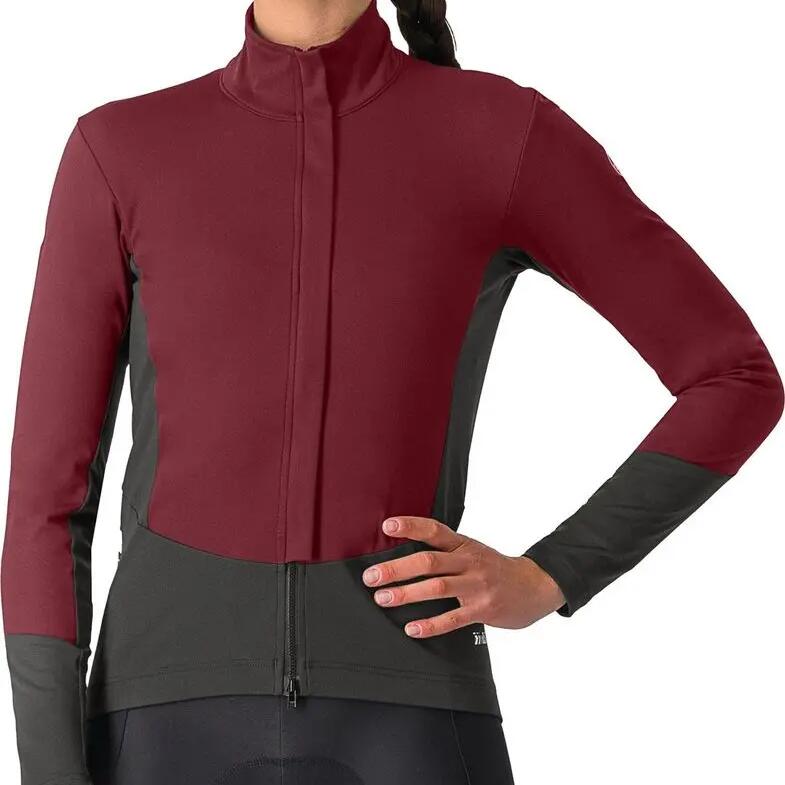 Castelli Perfetto Air Bordeaux Women's Long Sleeve Jacket