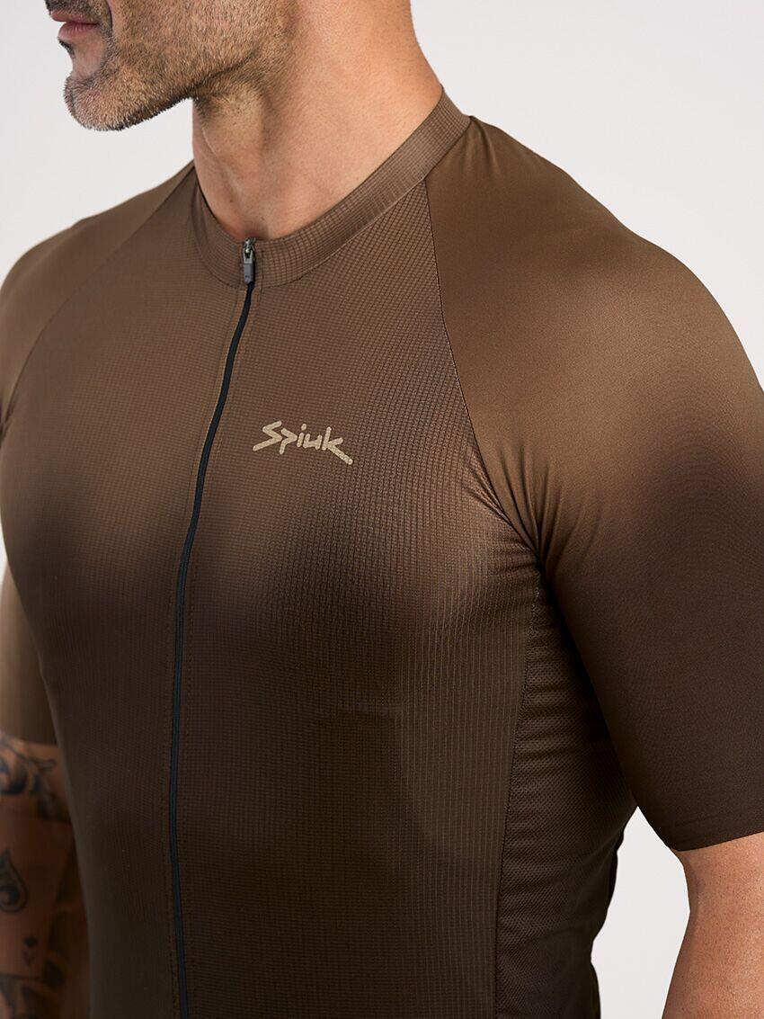 Maillot de manga corta Spiuk Carbonite Marrón 4/4