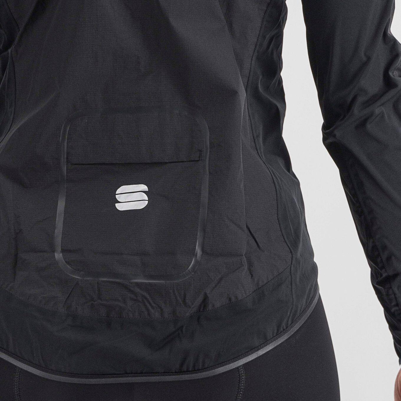 Sportful Hot Pack No Rain Jas met lange mouwen voor dames Zwart 6/7